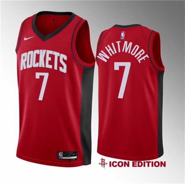 Men's Houston Rockets #7 Cam Whitmore Red 2023 Draft Icon Edition Stitched Basketball Jersey Dzhi ,We sell and wholesale Men's Houston Rockets #7 Cam Whitmore Red 2023 Draft Icon Edition Stitched Basketball Jersey Dzhi  on line form chian!